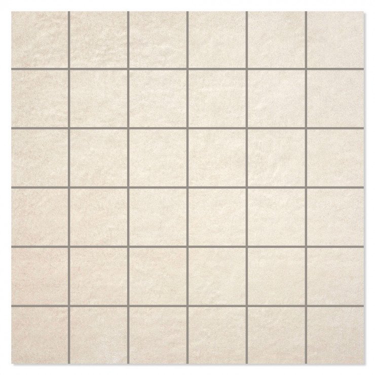 Mosaik Klinker Norwich Beige Mat 30x30 (5x5) cm-0